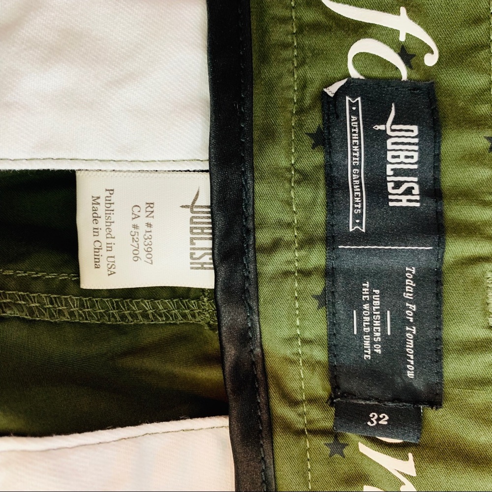 Publish / Green Black Stars Joggers - Picture 7 of 8